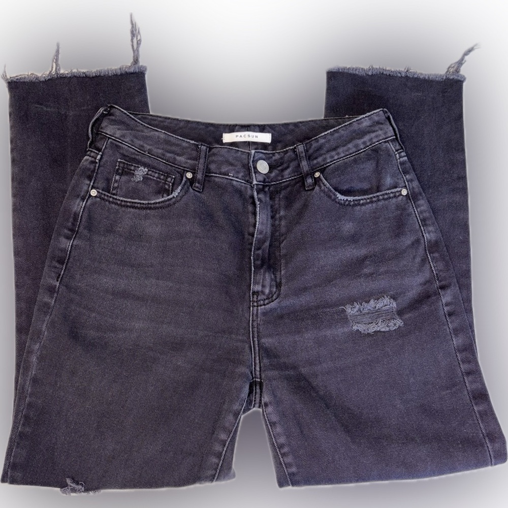 PacSun Distressed Mom Jeans - Picture 6 of 7